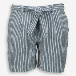 Gant Blue Linen Stripe Shorts
