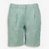 Gant Green Stretch Linen Shorts 1 Gant Green Stretch Linen Shorts -Women's Holiday Shop 04834460 large wl 01
