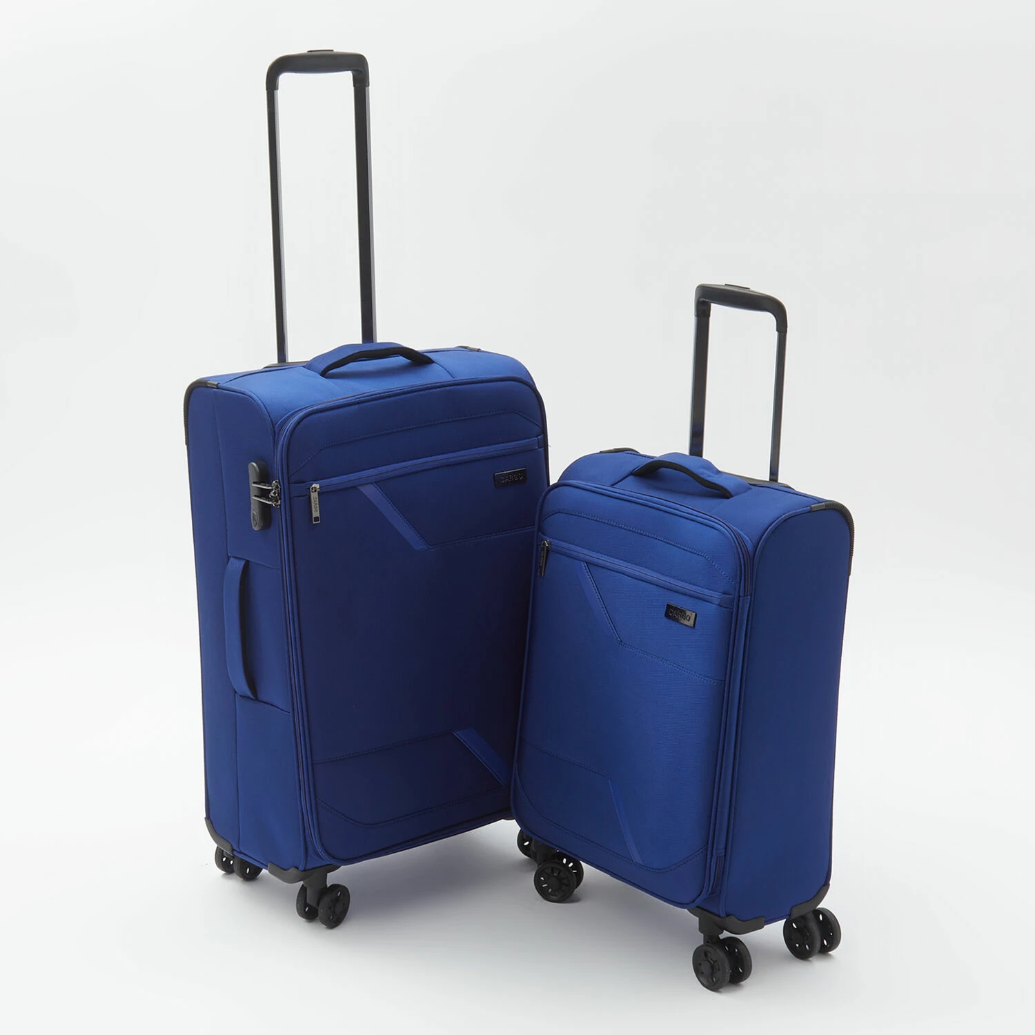 Cargo Navy Softshell Suitcases 3 Cargo Navy Softshell Suitcases
