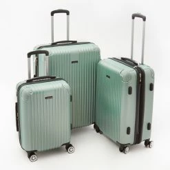 Traveler's Choice Sage Green Charvi Suitcases