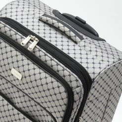 Steve Madden Grey Tile Patterned Softshell Suitcase -Women's Holiday Shop 10211534 large wl 03