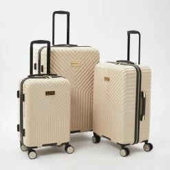 Juicy Couture Cream Sasha Hardshell Suitcases
