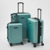 Swiss Brand Sea Green Textured Suitcases -Women's Holiday Shop 10213758 large wl 01