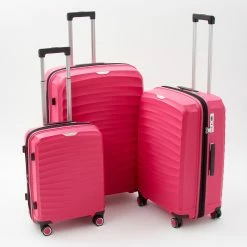 Rock Hot Pink Sunwave Suitcases