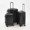 Original Penguin Black Crimson Hardshell Suitcases 1 Original Penguin Black Crimson Hardshell Suitcases -Women's Holiday Shop 10218938 large wl 01