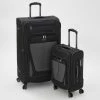 Perry Ellis Black Stonehaven Softshell Suitcases -Women's Holiday Shop 10219407 large wl 01