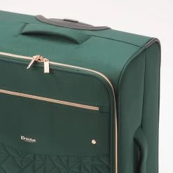 Dune Forest Green Tianna Softshell Suitcases -Women's Holiday Shop 10222953 large wl 03