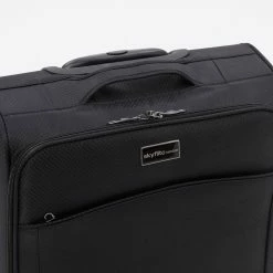 Skyflite Black Manhattan Softshell Suitcase 7 Skyflite Black Manhattan Softshell Suitcase -Women's Holiday Shop 10224867 large wl 03