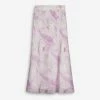Ganni White & Lilac Swirl Midi Skirt -Women's Holiday Shop 12089939 large wl 01