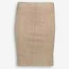 Ventcouvert Taupe Suede Skirt 2 Ventcouvert Taupe Suede Skirt -Women's Holiday Shop 12950265 large wl 01
