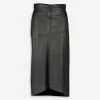 Ventcouvert Black Leather Midi Skirt -Women's Holiday Shop 12950297 large wl 01