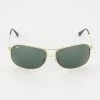 Ray Ban Gold RB3267 Aviator Sunglasses 1 Ray Ban Gold RB3267 Aviator Sunglasses -Women's Holiday Shop 13258252 large wl 01