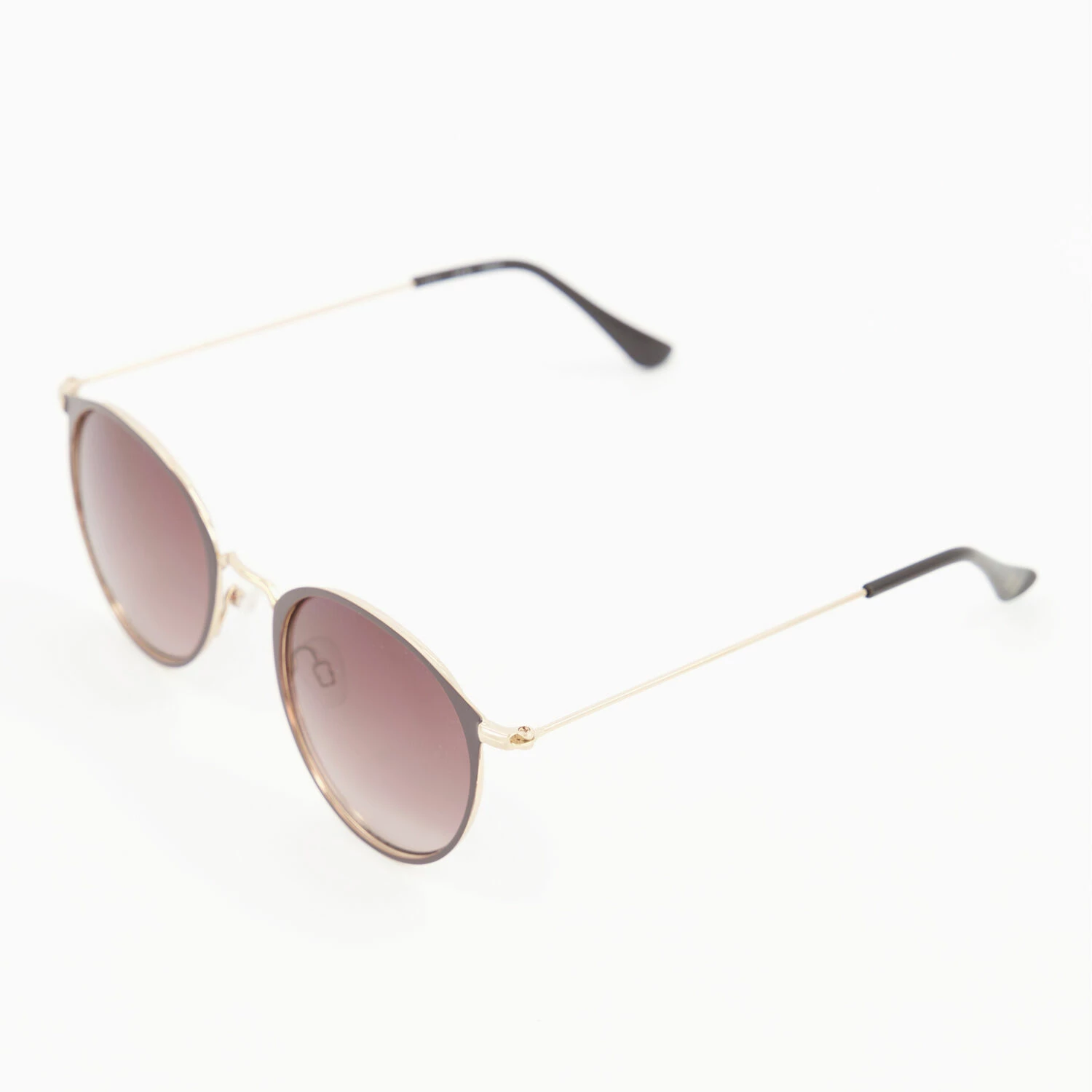 Elle Brown & Gold Tone EL5561K Aviator Sunglasses 4 Elle Brown & Gold Tone EL5561K Aviator Sunglasses - Image 2