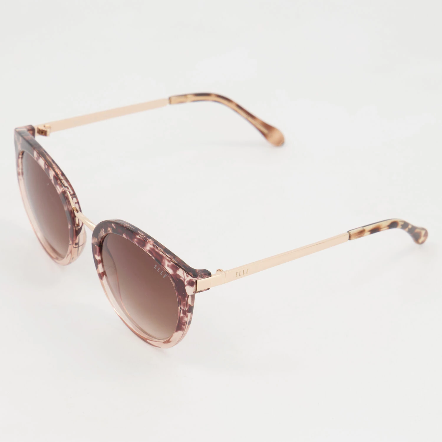Elle Light Brown Round Sunglasses 4 Elle Light Brown Round Sunglasses - Image 2