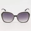Elle Black Oversized Sunglasses -Women's Holiday Shop 13344517 large wl 01