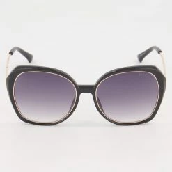 Elle Black Oversized Sunglasses