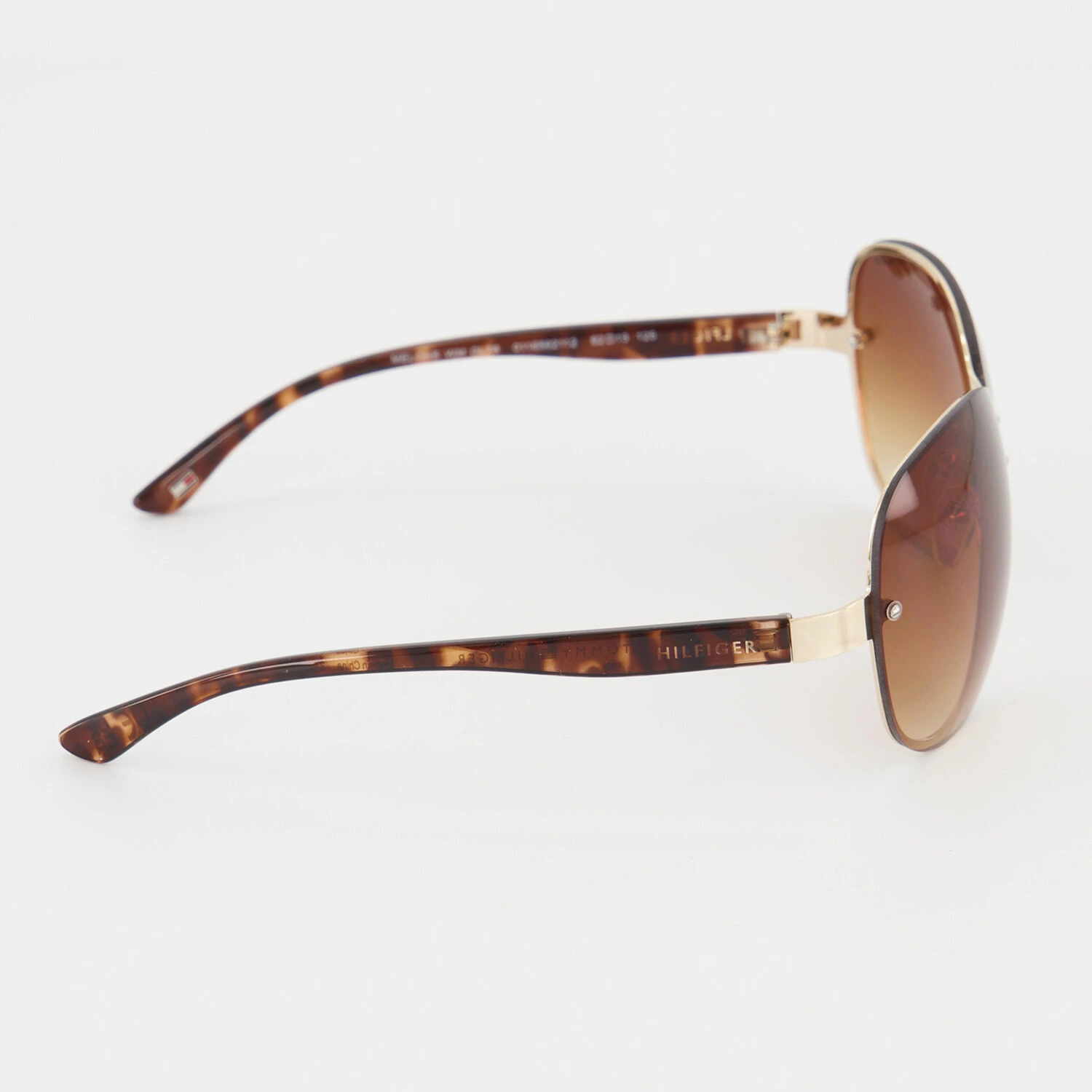Tommy Hilfiger Tortoiseshell & Gold Tone Aviator Sunglasses 5 Tommy Hilfiger Tortoiseshell & Gold Tone Aviator Sunglasses - Image 3