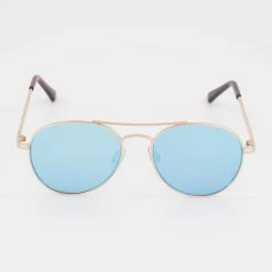 French Connection Gold Metal Aviator