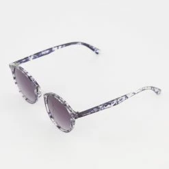 French Connection Grey Havana SR1220 Round Sunglasses