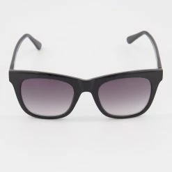French Connection Black Rectangular Sunglasses