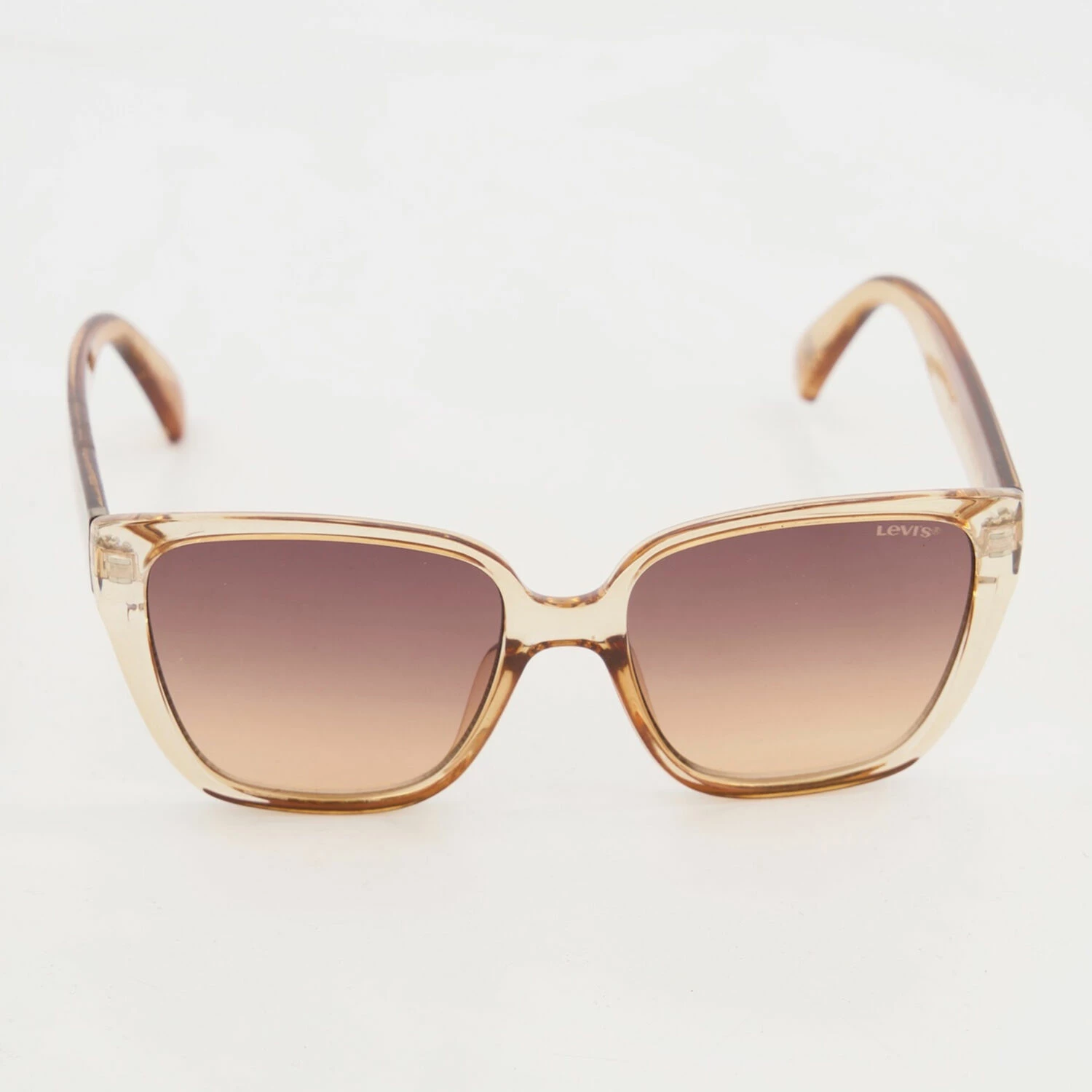 Levis Tan Transparent Oversized Sunglasses 3 Levis Tan Transparent Oversized Sunglasses