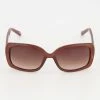 Fossil Brown Oversized Round Sunglasses -Women's Holiday Shop 13370447 large wl 01