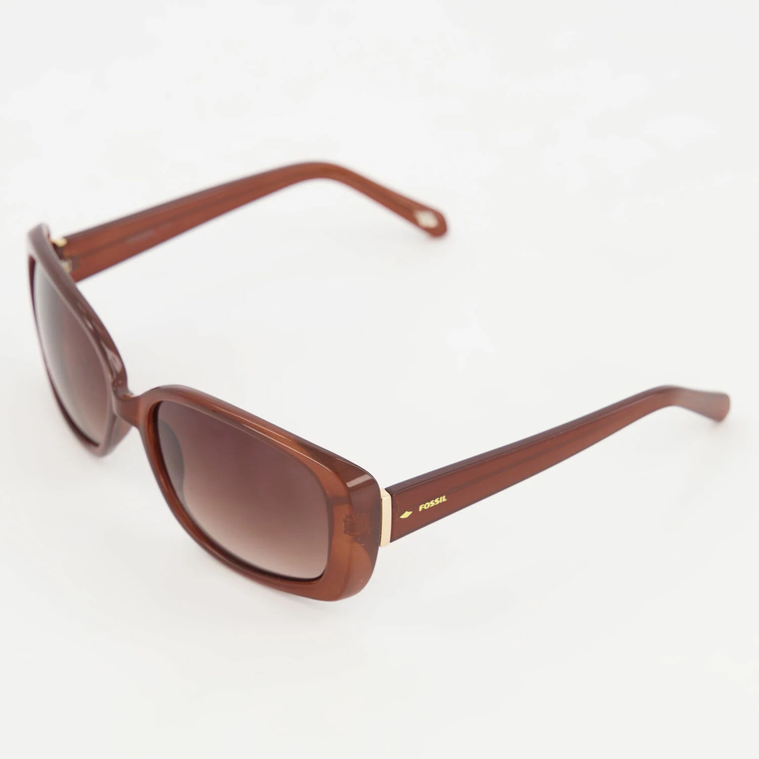 Fossil Brown Oversized Round Sunglasses 4 Fossil Brown Oversized Round Sunglasses - Image 2