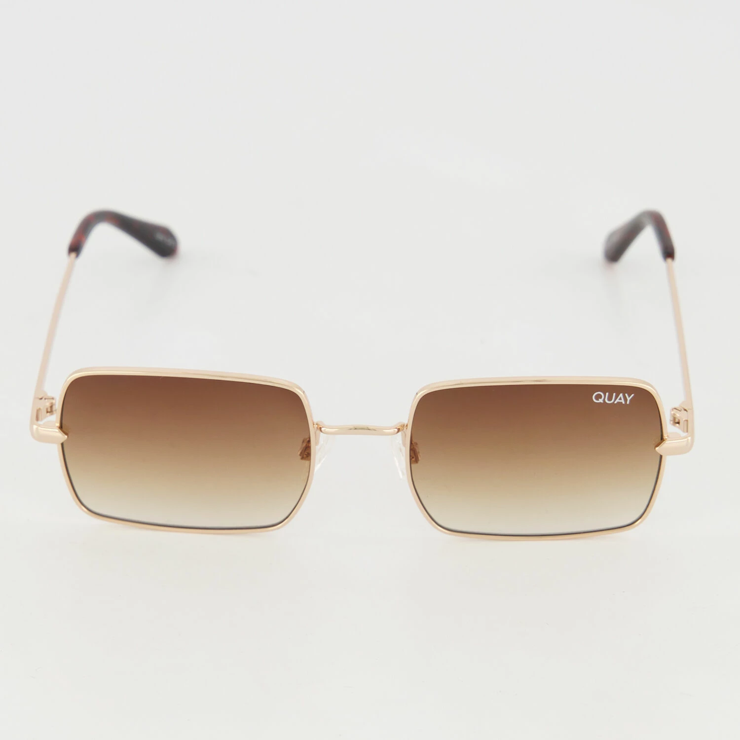 Quay Gold Tone TTYL Rectangular Sunglasses 3 Quay Gold Tone TTYL Rectangular Sunglasses