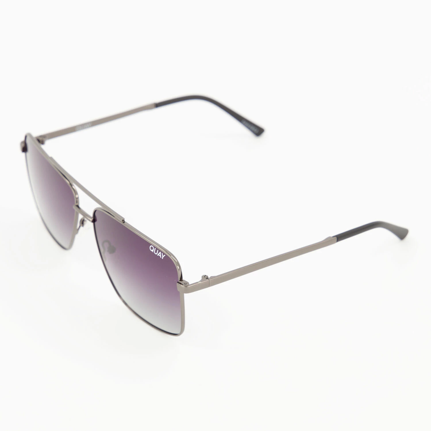 Quay Gunmetal Air Control Aviator Sunglasses 4 Quay Gunmetal Air Control Aviator Sunglasses - Image 2