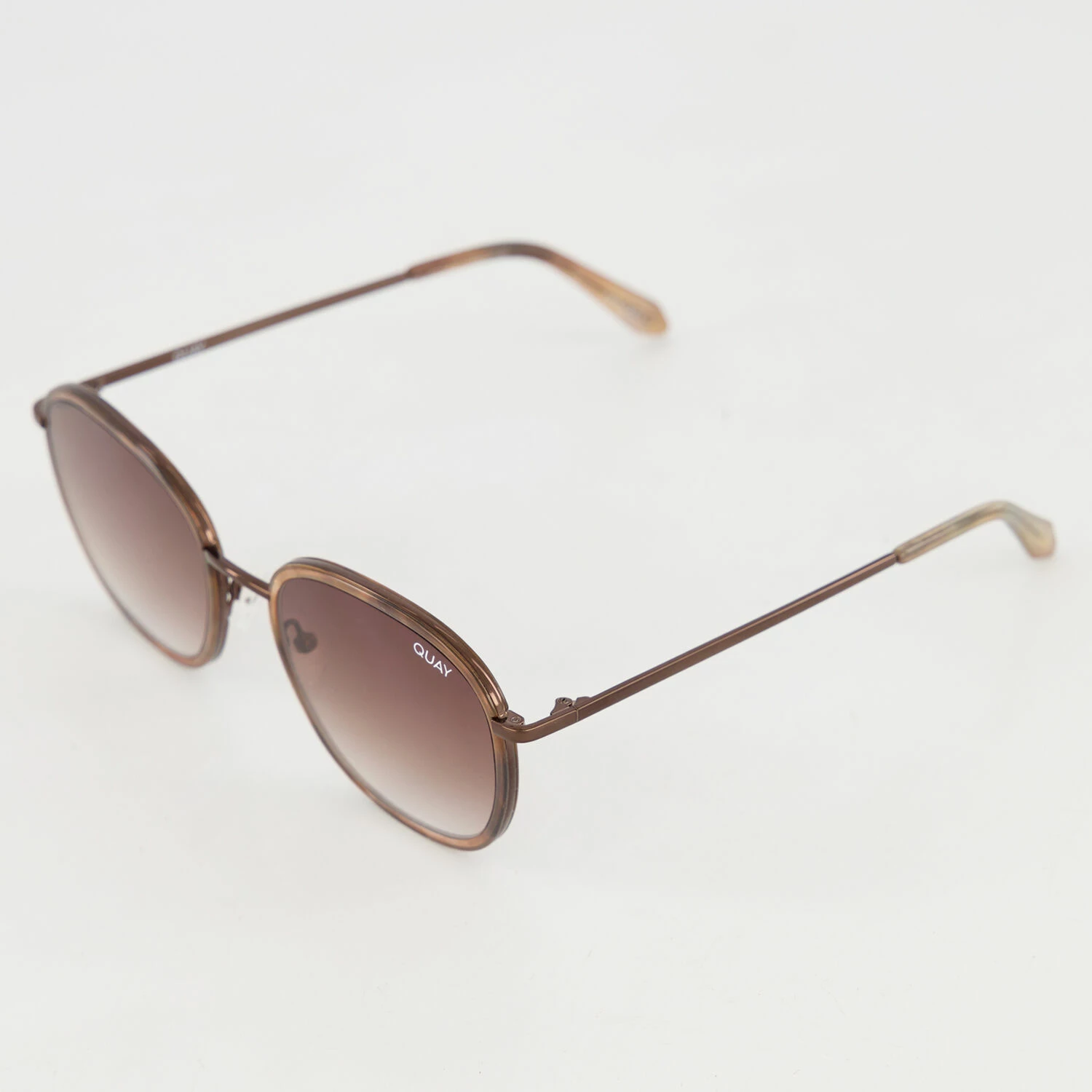 Quay Brown Jezabell Inlay Sunglasses 4 Quay Brown Jezabell Inlay Sunglasses - Image 2