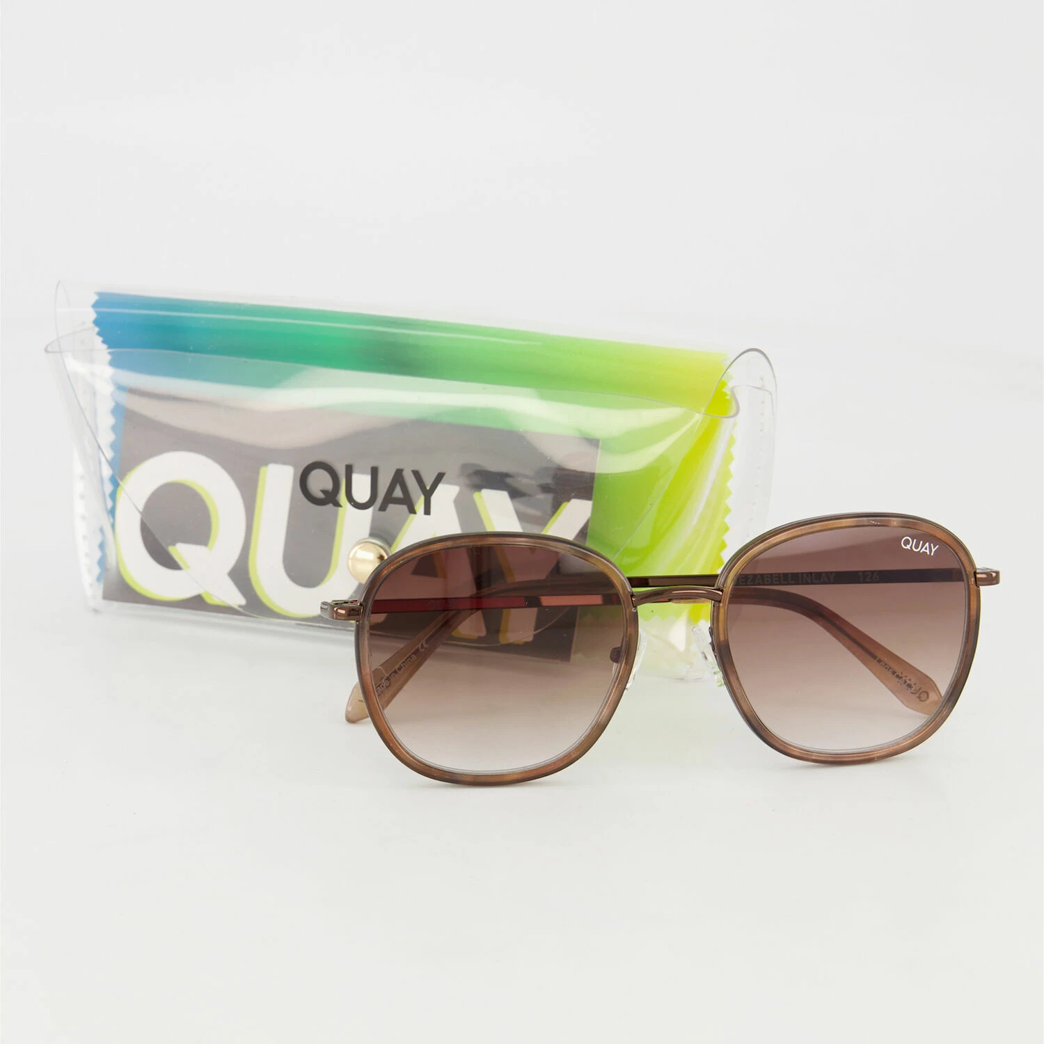 Quay Brown Jezabell Inlay Sunglasses 5 Quay Brown Jezabell Inlay Sunglasses - Image 3