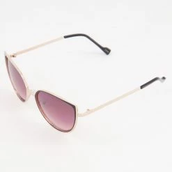 Jessica Simpson Gold Tone & Black J5911 OXGLD Sunglasses -Women's Holiday Shop 13373427 large wl 02