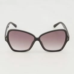 Jessica Simpson Black J5921 Oversized Sunglasses