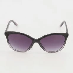 Lulu Guinness Grey Glitter Ombre Cat Eye Sunglasses