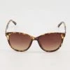 Oscar De La Renta Brown Havana Cat Eye Sunglasses -Women's Holiday Shop 13374536 large wl 01