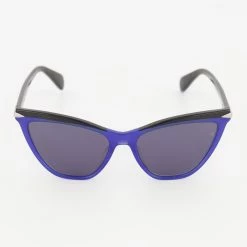 Rag & Bone Blue & Black Cat Eye Sunglasses