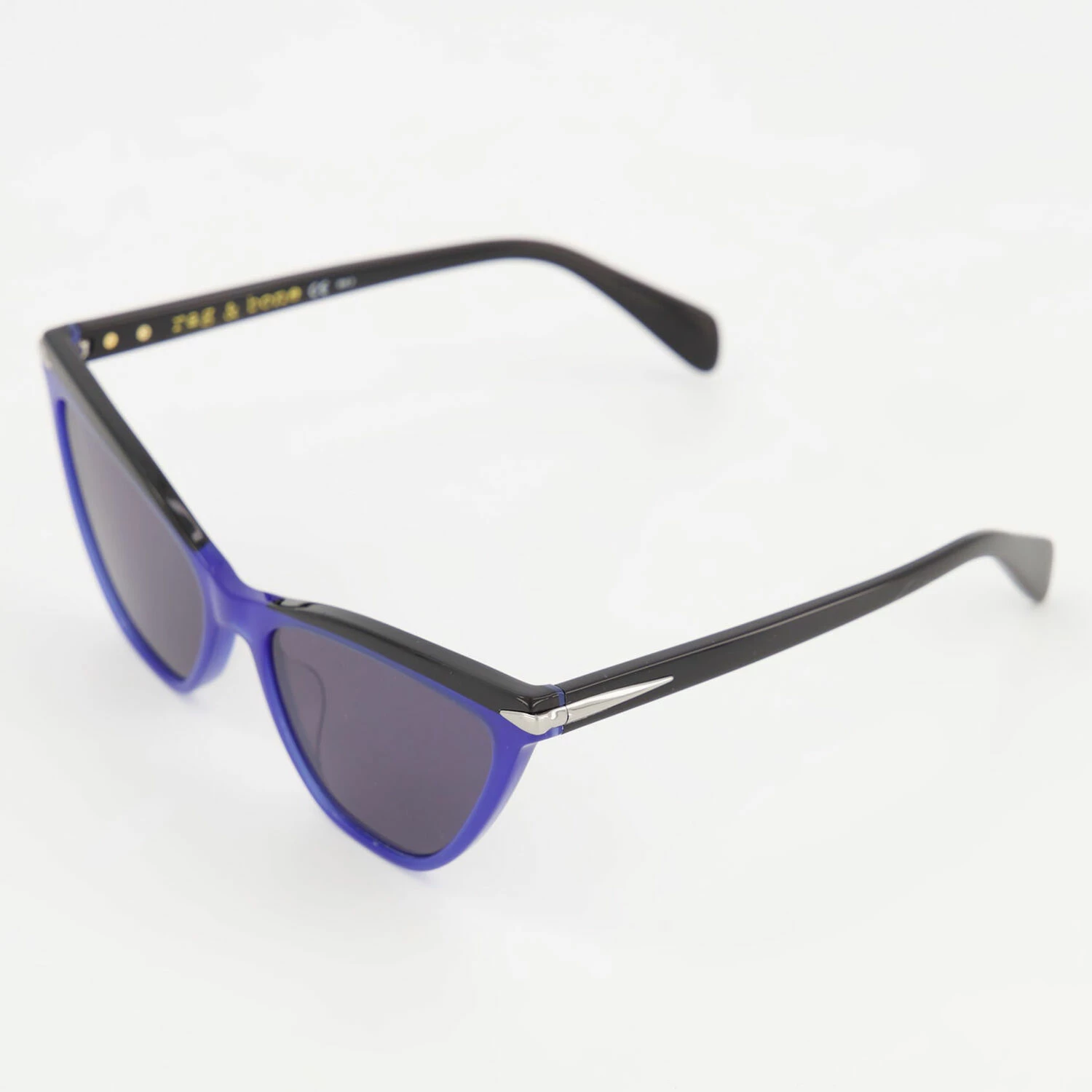 Rag & Bone Blue & Black Cat Eye Sunglasses 4 Rag & Bone Blue & Black Cat Eye Sunglasses - Image 2