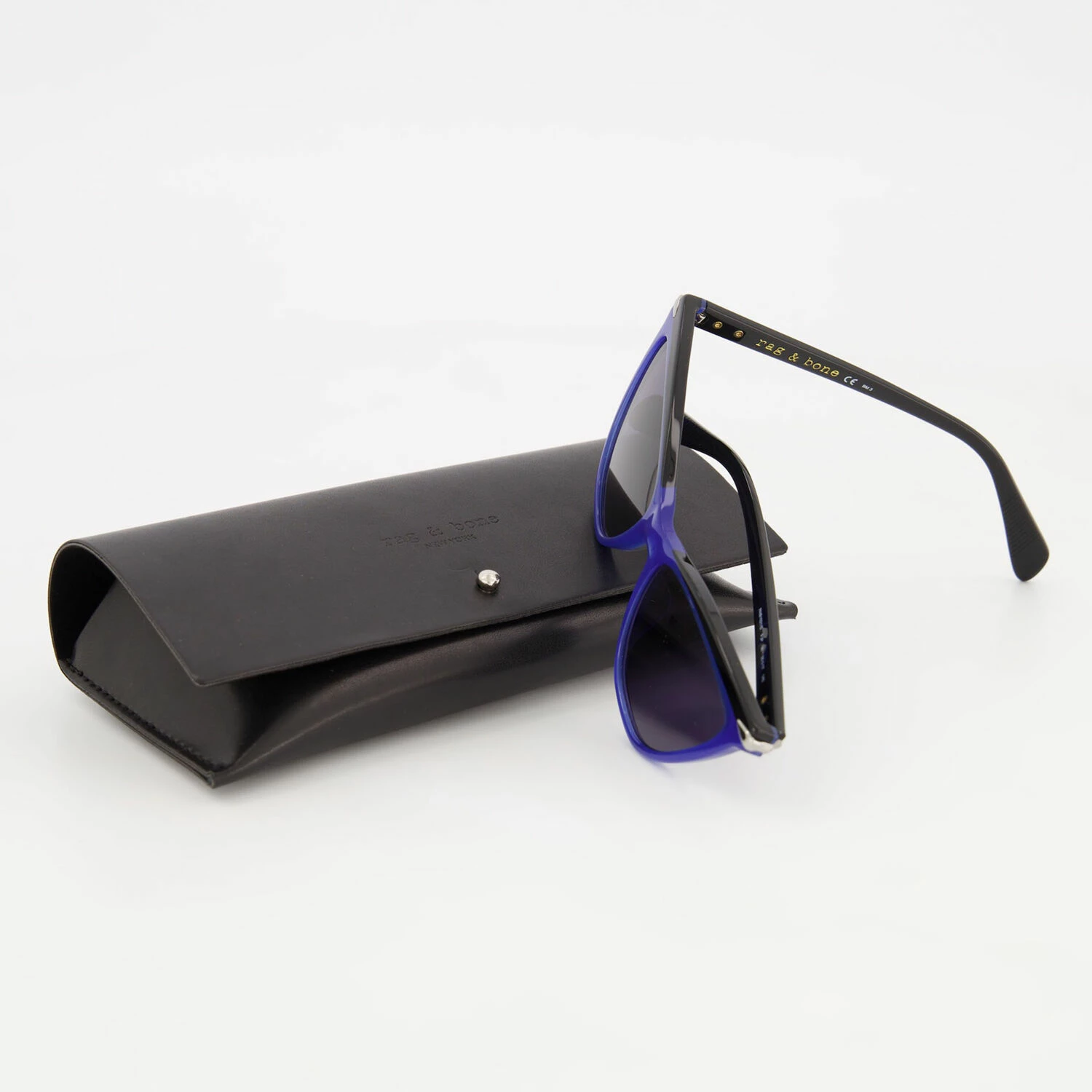 Rag & Bone Blue & Black Cat Eye Sunglasses 5 Rag & Bone Blue & Black Cat Eye Sunglasses - Image 3