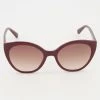 Kate Spade Burgundy Cat Eye Sunglasses 1 Kate Spade Burgundy Cat Eye Sunglasses -Women's Holiday Shop 13378217 large wl 01