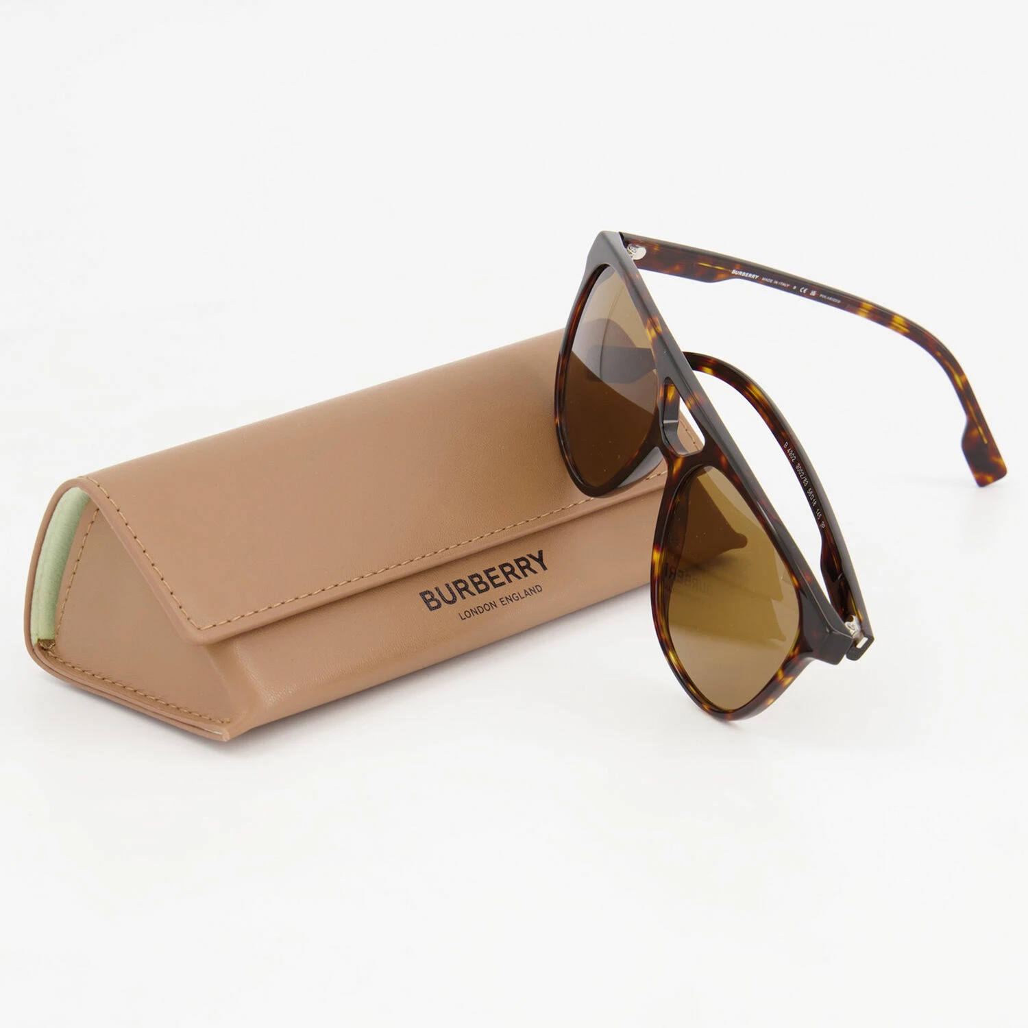 Burberry Brown Havana 300283 Round Sunglasses 5 Burberry Brown Havana 300283 Round Sunglasses - Image 3