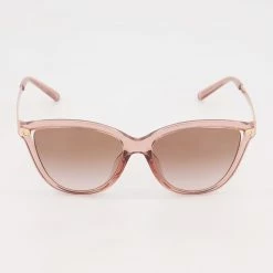Michael Kors Pink Transparent Cat Eye Sunglasses