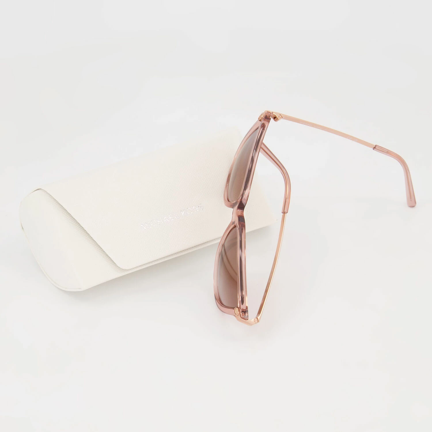 Michael Kors Pink Transparent Cat Eye Sunglasses 5 Michael Kors Pink Transparent Cat Eye Sunglasses - Image 3