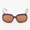 Marni Bordeaux Red Oversized Sunglasses