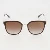 Moschino Dark Brown Havana 086JL Square Sunglasses -Women's Holiday Shop 13380769 large wl 01