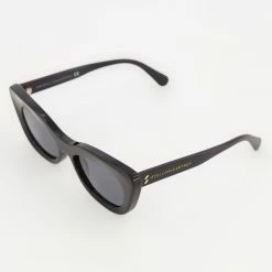 Stella McCartney Black Branded Cat Eye Sunglasses -Women's Holiday Shop 13381040 large wl 02
