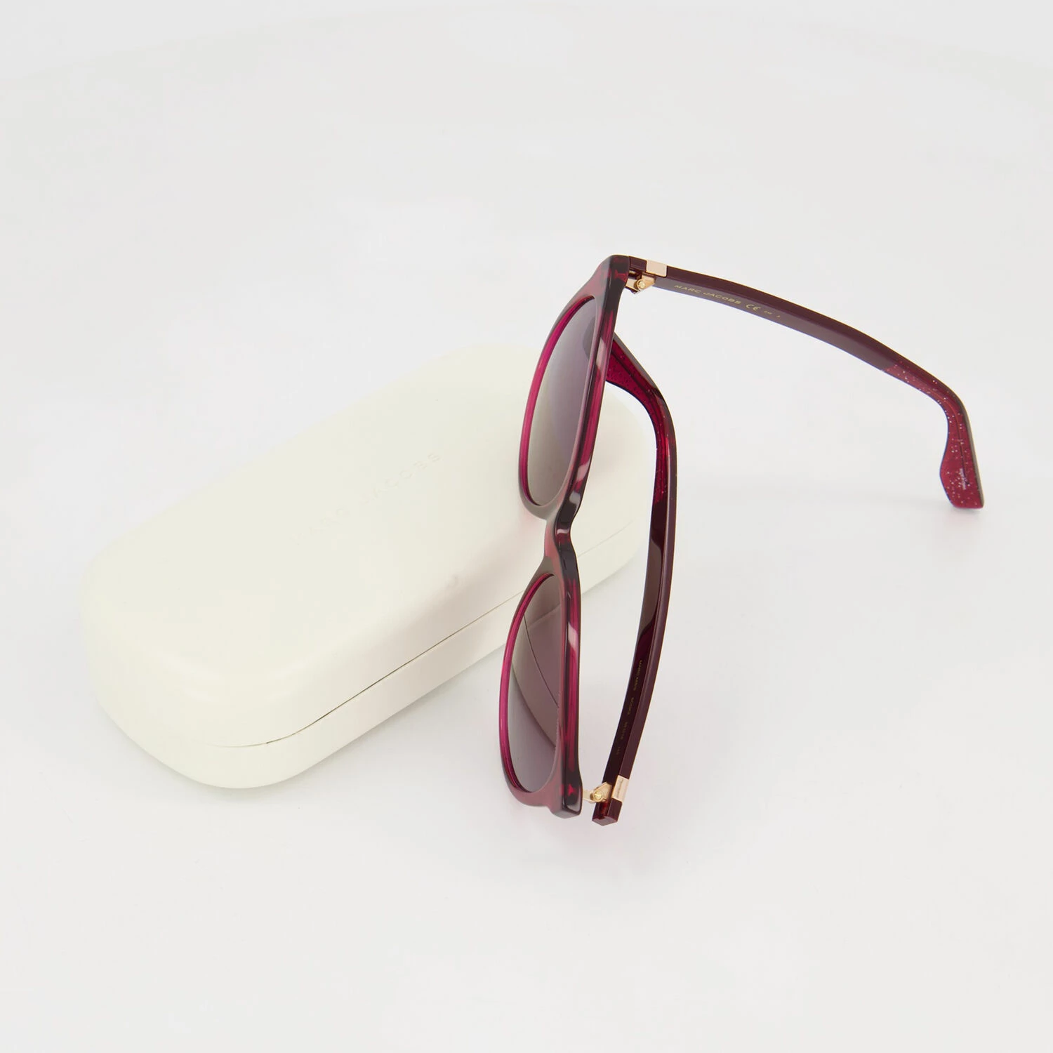 Marc Jacobs Cherry Red 8CQK2 Cat Eye Sunglasses 5 Marc Jacobs Cherry Red 8CQK2 Cat Eye Sunglasses - Image 3