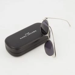 Marc Jacobs Silver 010IR Round Sunglasses 7 Marc Jacobs Silver 010IR Round Sunglasses -Women's Holiday Shop 13381250 large wl 03