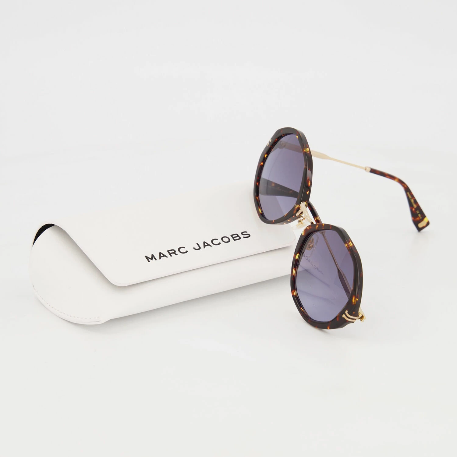 Marc Jacobs Brown Havana 086GB Octagon Sunglasses 5 Marc Jacobs Brown Havana 086GB Octagon Sunglasses - Image 3