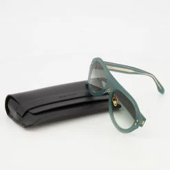 Isabel Marant Smoke Green Round Sunglasses -Women's Holiday Shop 13381272 large wl 03