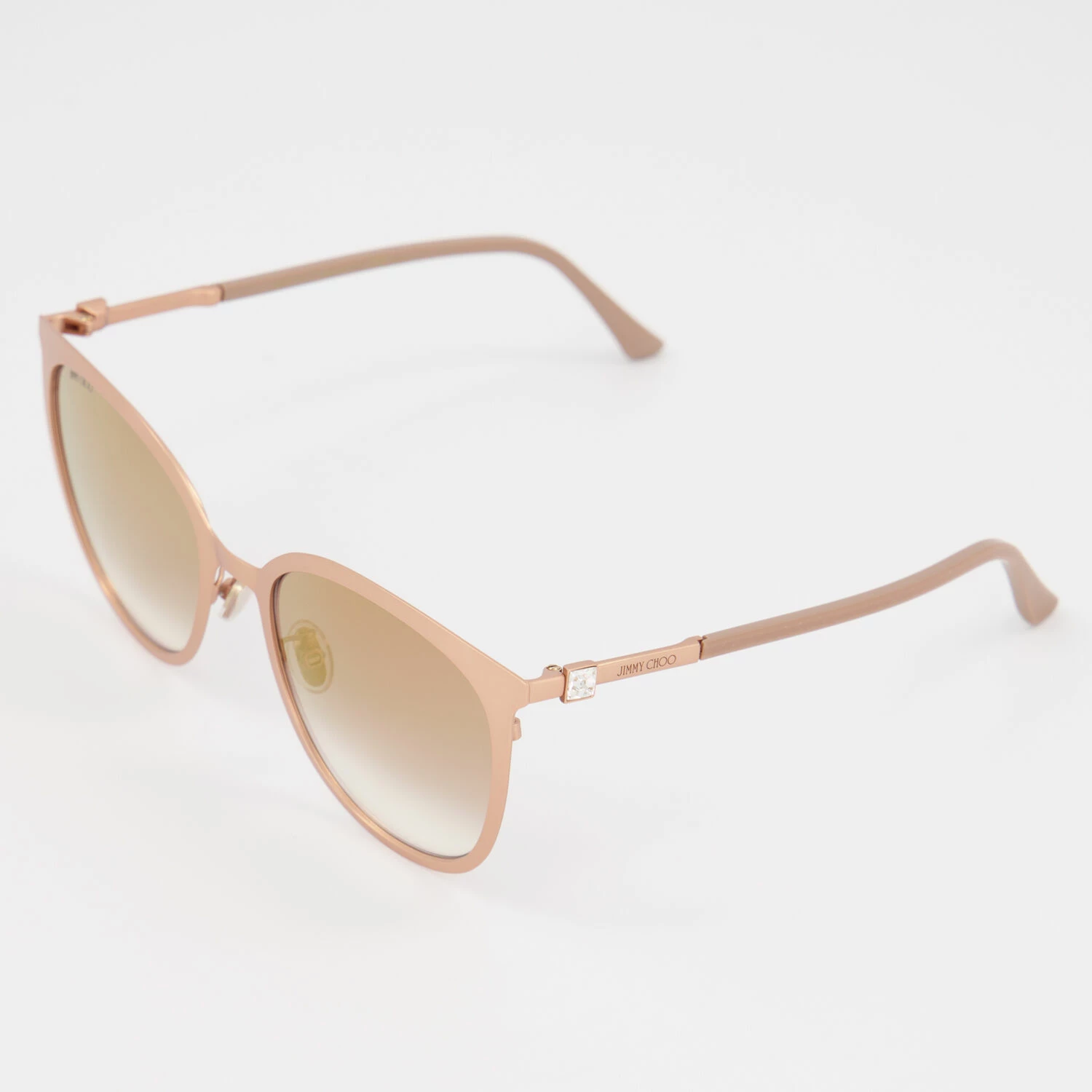 Jimmy Choo Gold Diamond Side Cat Eye Sunglasses 4 Jimmy Choo Gold Diamond Side Cat Eye Sunglasses - Image 2